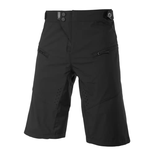 O'Neal | Pantalones de Ciclismo de montaña | MTB Mountain Bike DH Downhill FR Freeride | Respirables, Ventilación por Láser, Corte Activo | Pin It Shorts | Adultos | Negro | Talla 34/50