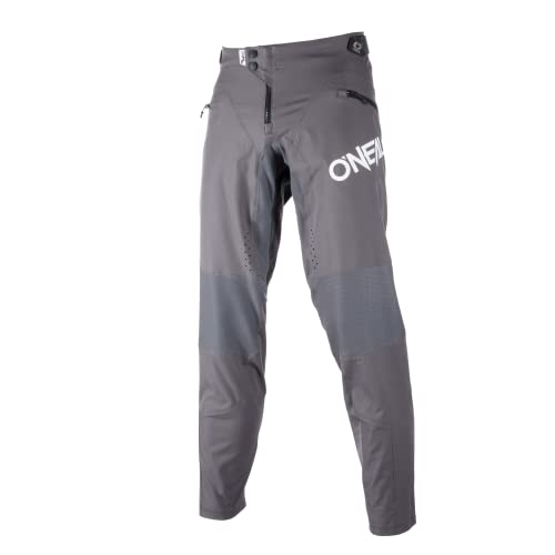 O'Neal | Pantalones Largos MTB DH Downhill FR Freeride | Ajuste atlético, Tejido elástico Ligero y Transpirable | Pantalones Trailfinder V.22 | Adulto | Gris | Talla 38/54