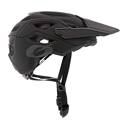 Oneal Pike 2.0 IPX Helmet Solid Black/Gray S/M (55-58cm) Casco Moto MX-Motocross, Adultos Unisex