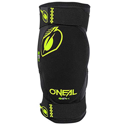 O'NEAL | Protector de rodilla | MTB | IPX®-Protección de impacto de poliuretano, construcción ligera, material resistente a la abrasión | Dirt | Adultos | Amarillo Neón Negro | Talla M