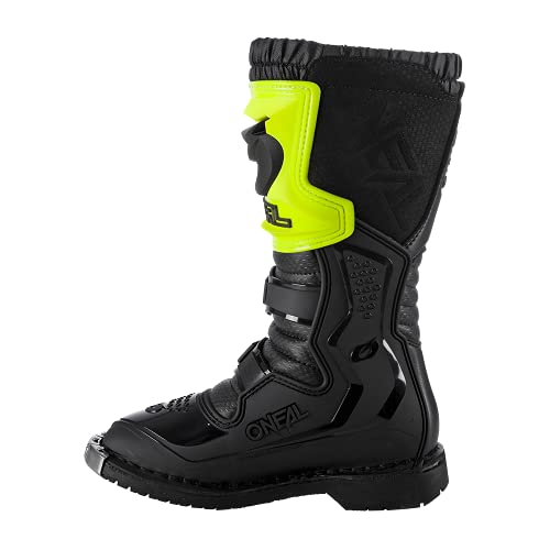 O'Neal Rider Pro Botas DE Motocicleta, Unisex-Adult, Amarillo NEÓN, 38 EU