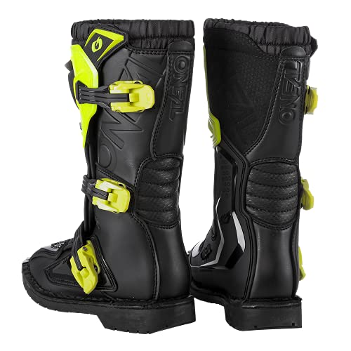 O'Neal Rider Pro Botas DE Motocicleta, Unisex-Adult, Amarillo NEÓN, 38 EU