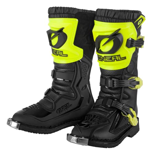 O'Neal Rider Pro Botas DE Motocicleta, Unisex-Adult, Amarillo NEÓN, 38 EU