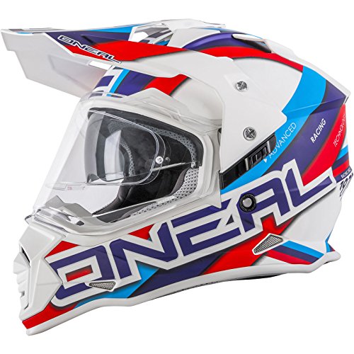 Oneal Sierra Helmet Circuit White/Blue S (55/56cm) Casco, Adultos Unisex