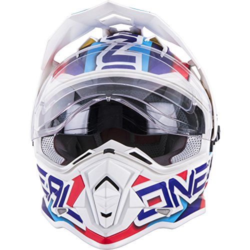 Oneal Sierra Helmet Circuit White/Blue S (55/56cm) Casco, Adultos Unisex