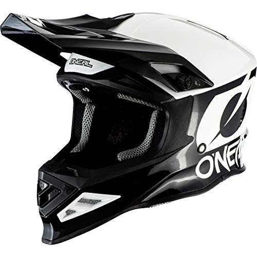 O'Neal Unisex Motocross Fullface Helm 8Series 2T, Schwarz, S, 0629