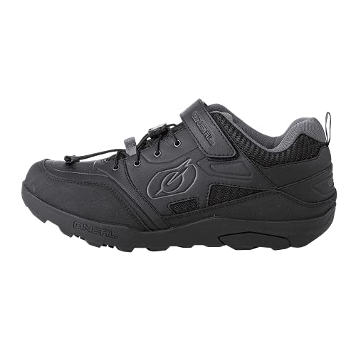 O'NEAL | Zapatos de Ciclismo | Mountainbike MTB DH FR Downhill Freeride | excelente Agarre, Suela SPD, Sistema de Enganche rápido, Transpirable | Zapatos Traverse SPD | Adultos | Negro | Talla 41