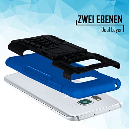 ONEFLOW Horizon - Carcasa para teléfono móvil compatible con Xiaomi Redmi Note 10 Pro, resistente a los golpes, con soporte, protector de cámara y pantalla, color azul