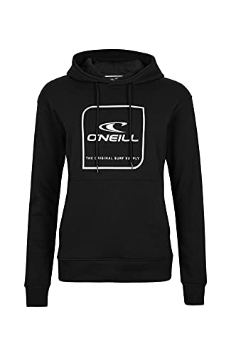 O'NEILL Cube Hoody Kapuzenpullover Sweathshirt Freizeit Und Sport Sudadera con Capucha, Mujer, Negro, S