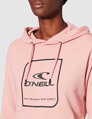 O'NEILL Cube Hoody Kapuzenpullover Sweatshirt Freizeit und Sport Camiseta, Rosa Bridal, M-XL para Mujer