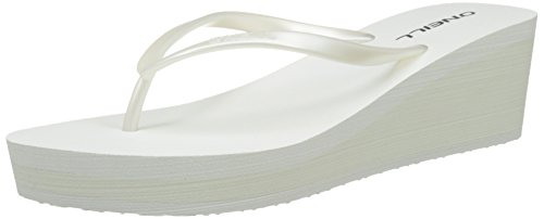 O'Neill Fw Wedge Flipflop - Chanclas Mujer, Blanc (Rose Beetroot P), 38 EU