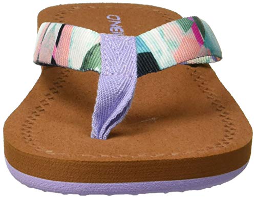 O'Neill Fw Woven Strap Chanclas, Mujer, White Green, 36