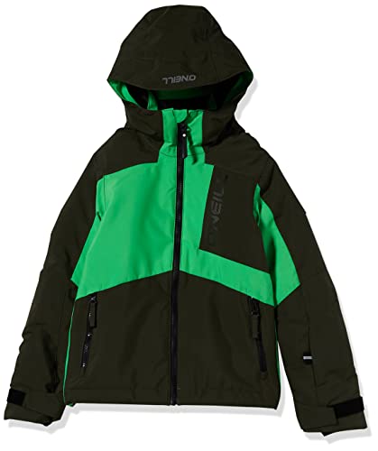 O'NEILL Hammer Jacket Chaqueta de esquí y snowboard, Color verde, 164 para Niños