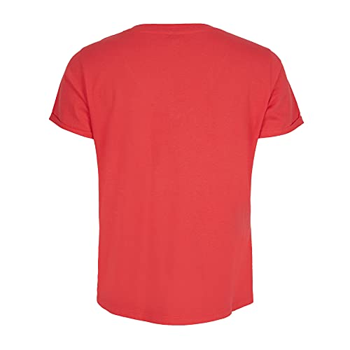 O'Neill Lw Graphic Tee V-neck, Camiseta para Mujer, Rosa (3501 Hot Coral), XL
