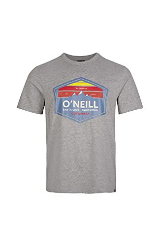 O'NEILL Mtn Horizon SS T-Shirt Camiseta, Hombre, 8001 Silver Melee, Regular