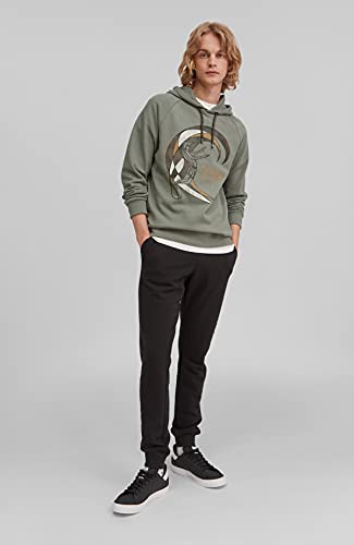 O'NEILL O 039Riginal Hoody Sudadera con Capucha, Hombre, 6198 Agave Green, Regular