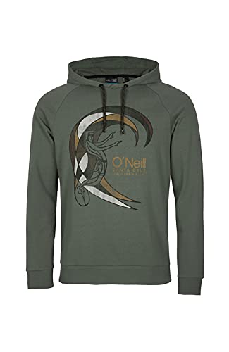 O'NEILL O 039Riginal Hoody Sudadera con Capucha, Hombre, 6198 Agave Green, Regular