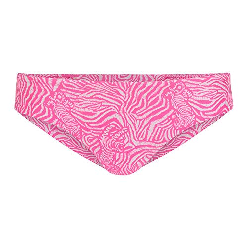 O'NEILL Parte Inferior de Bikini para Mujer, Mujer, Parte Inferior de Bikini, 1A8438, Estampado Blanco con Rosa, 40