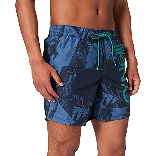 O'Neill Pm Cali Floral 2 Shorts, Bañador para Hombre, Multicolor (5950 Blue AOP W/ Blue), XXL