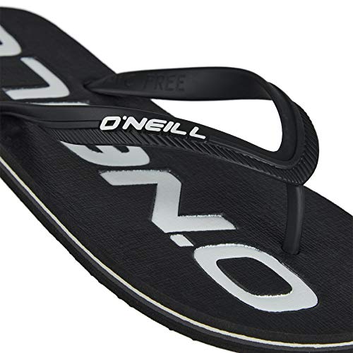 O'Neill Profile Logo Sandals, Chanclas Hombre, Negro, 41 EU