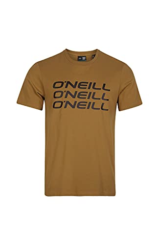 O'NEILL Triple Stack SS T-Shirt Camiseta, Hombre, 7524 Dijon, Regular