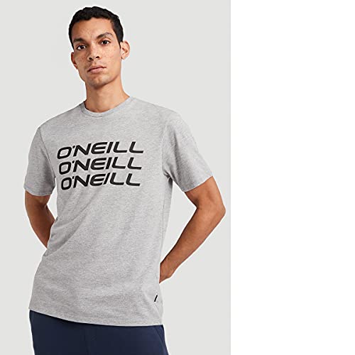 O'NEILL Triple Stack T-Shirt Camiseta, Hombre, Silver Mel, M