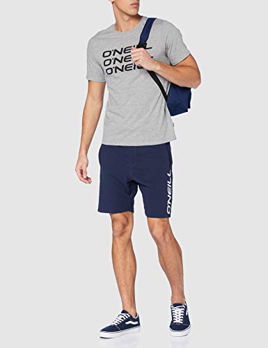 O'NEILL Triple Stack T-Shirt Camiseta, Hombre, Silver Mel, M