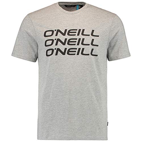 O'NEILL Triple Stack T-Shirt Camiseta, Hombre, Silver Mel, M