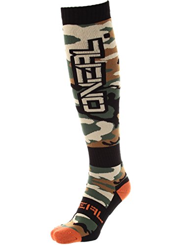 O'Neill Wetsuits Oneal Woods Camo Sox Pro MX Calcetines hasta la Rodilla Motocross/Mountain Bike - Multicolor, Talla única