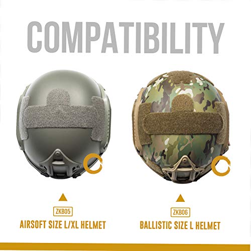 OneTigris - Funda Protectora para Casco táctico, Cubierta para Casco Militar para L/XL Ops de Core Fast PJ Casco