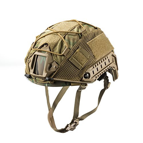 OneTigris - Funda Protectora para Casco táctico, Cubierta para Casco Militar para M/L Ops de Core Fast PJ Casco