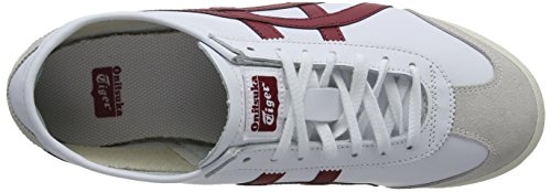 Onitsuka Tiger Zapatillas para Unisex adulto, Blanco (White/Burgundy 125), 40 EU