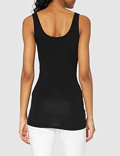 Only 15095808 Camiseta sin Mangas, Negro (Black Black), 40 (Talla del Fabricante: Medium) para Mujer