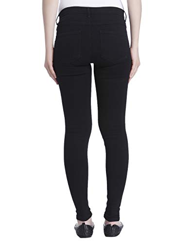 Only onlRAIN REG Skinny Jeans CRY6060 Noos Vaqueros, Negro (Black Denim), 38 /L30 (Talla del Fabricante: Medium) para Mujer