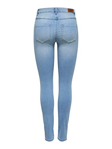 Only onlROYAL HW SK Jeans BB BJ13333 Noos Vaqueros Skinny, Azul (Light Blue Denim Light Blue Denim), M / 34L para Mujer
