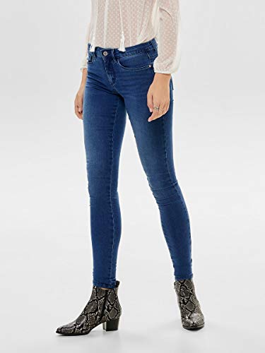 Only onlROYAL REG SKINNY JEANS PIM504 NOOS - Vaqueros Mujer, Azul (Medium Blue Denim), M (30)