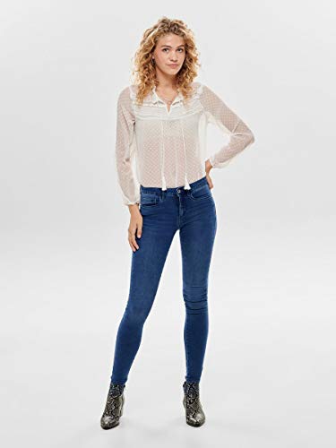 Only onlROYAL REG SKINNY JEANS PIM504 NOOS - Vaqueros Mujer, Azul (Medium Blue Denim), M (30)