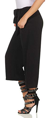 Only Onlwinner Palazzo Culotte Pant Wvn Pantalones, Black 74, 42 para Mujer