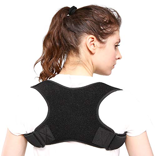 ONTYZZ Corrector de Postura Niños Entrenador de Postura Ajustable Soporte para la Espalda Faja Hombres Mujeres Corrector de Espalda para Espalda Pecho Cuello Hombro