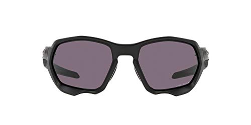 OO9019 Oakley Plazma Sunglasses, Matte Black/Prizm Grey, 59mm