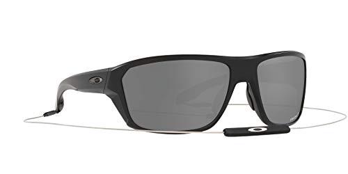 OO9416 Split Shot Sunglasses, Matte Black/Prizm Black Polarized, 64mm