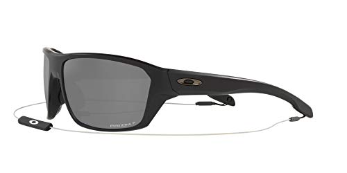 OO9416 Split Shot Sunglasses, Matte Black/Prizm Black Polarized, 64mm