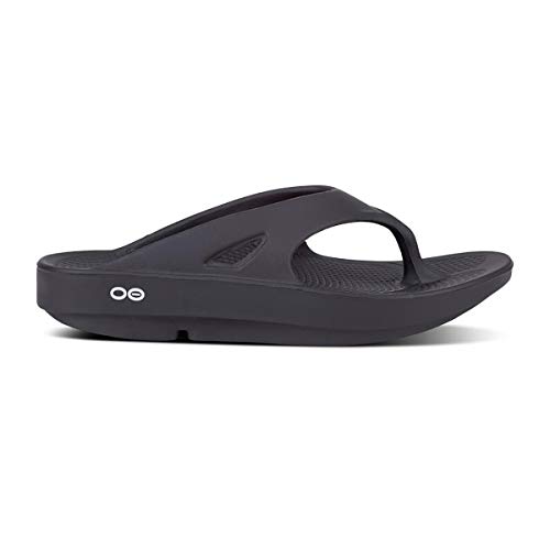 OOFOA|#OOfos Ooriginal Thong, Sandalias Atléticas Hombre, Negro (Black), 42 EU