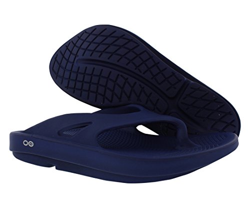 OOFOS Ooriginal, Sandalias Atléticas Hombre, Azul (Navy), 45 EU