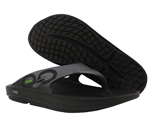 Oofos Ooriginal Sport, Chanclas Niños, Black Graphite, 26.5 EU