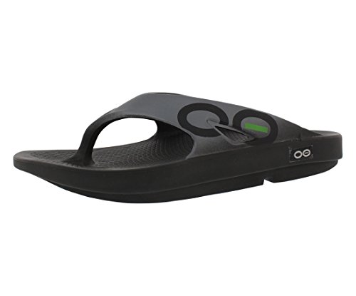 Oofos Ooriginal Sport, Chanclas Niños, Black Graphite, 26.5 EU