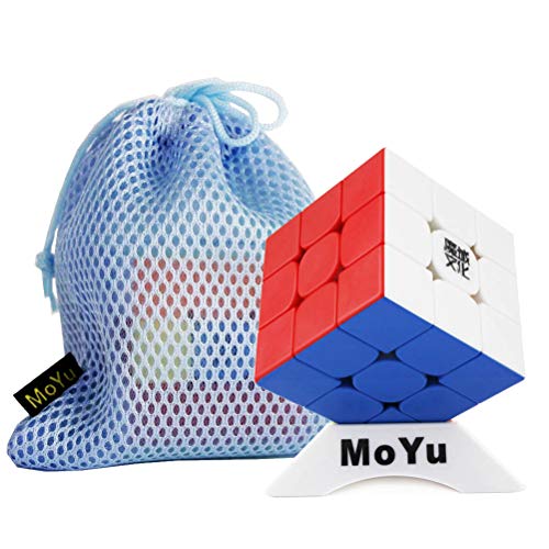 Oostifun FunnyGoo MoYu Weilong WRM 2021 WR M 3x3 MoYu Culture welong wr m 2021 Cubo mágico rompecabezas cubos de rápida torsión Puzzle Cube sin adhesivo + una bolsa de cubo y un soporte