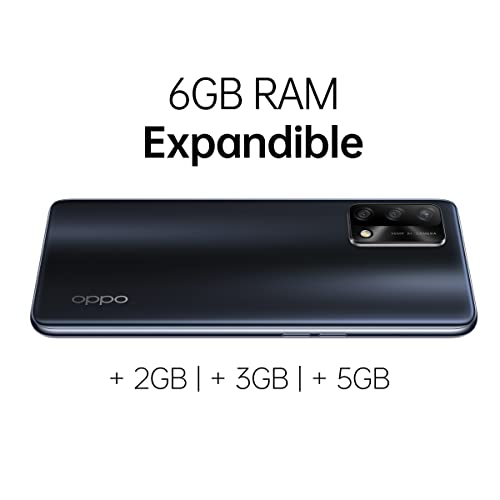 OPPO A74 - Smartphone 128GB, 6GB RAM, Dual SIM, Carga rápida 33W - Negro