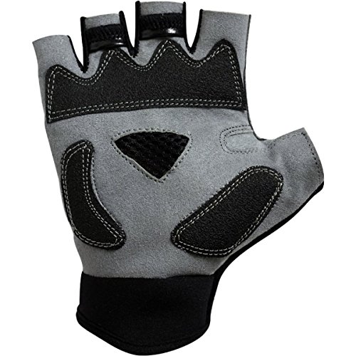 OPTIMUM Cycling Guantes de BMX Hawkley Half Finger Boy-Negro/Rojo/Pequeño, niño, XXS