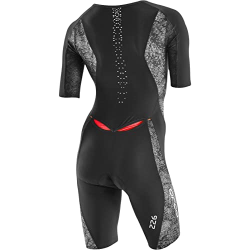 Orca 226 Perform Aero Race Short Sleeve Womens Tri Suit - Black-S